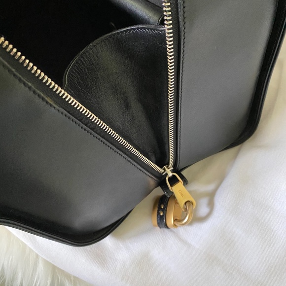 Chloe Aurore Duffle Bag Black Authentic - Picture 7 of 14